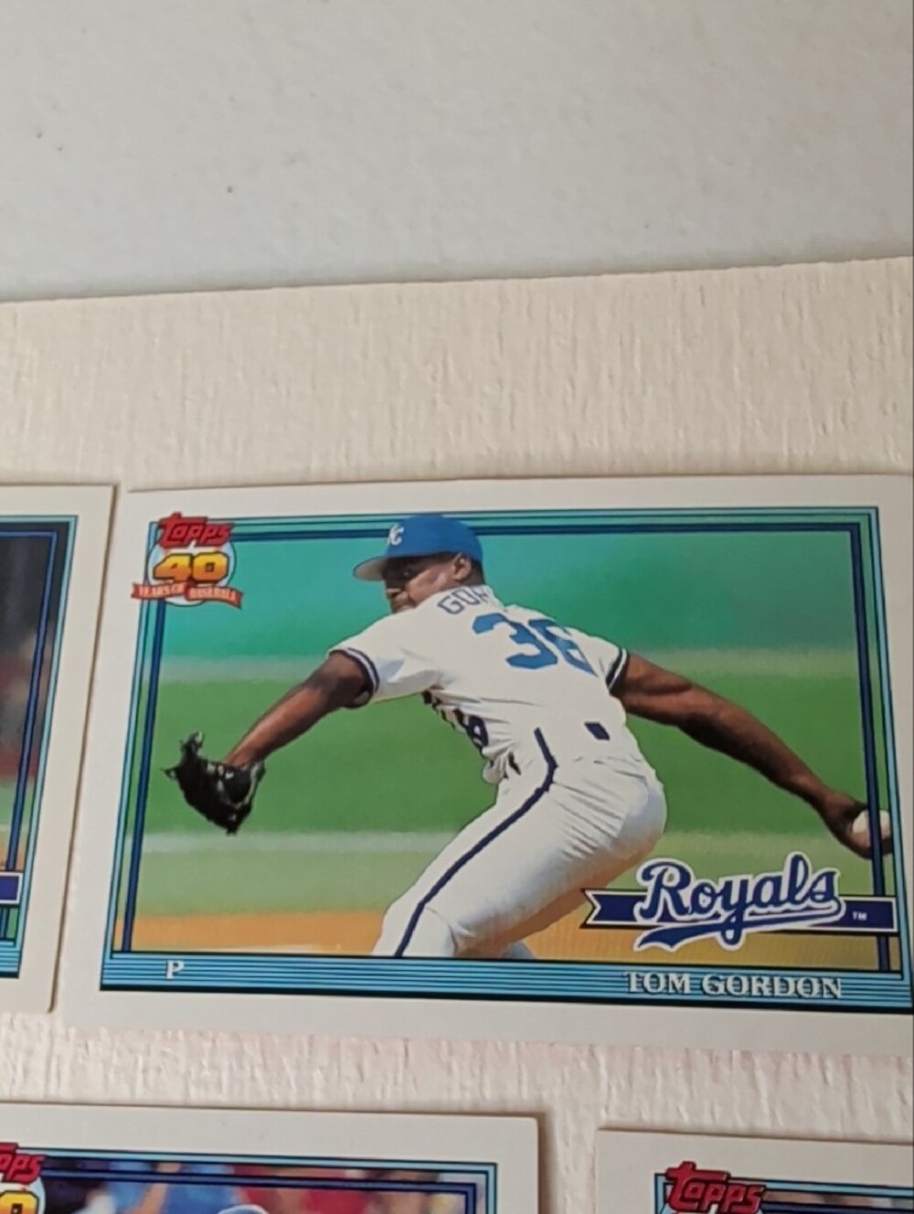 Topps Royals 1991 Complete Baseball Card Set - Picture 8 of 11